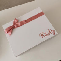 DIY Create Own Personalised Wedding Bridesmaid Box Decals - Names & Question Sticker