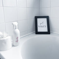 Get Nakey Bathroom Wall Decor Print