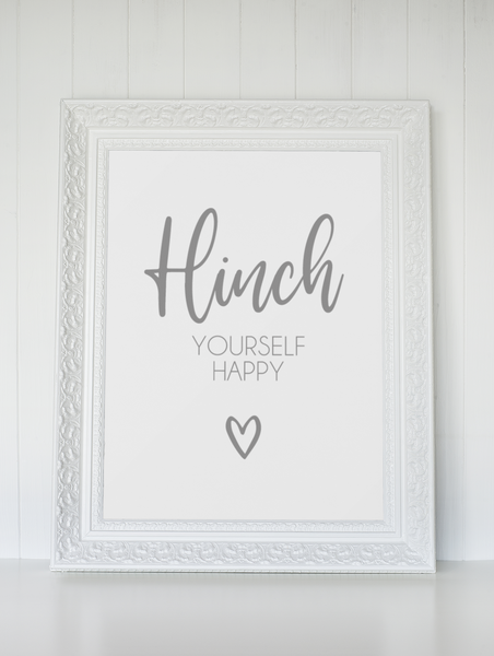 Hinch Yourself Happy Heart Cleaning Home Wall Decor Print