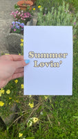 Summer Lovin' Summer Seasonal Wall Home Decor Print